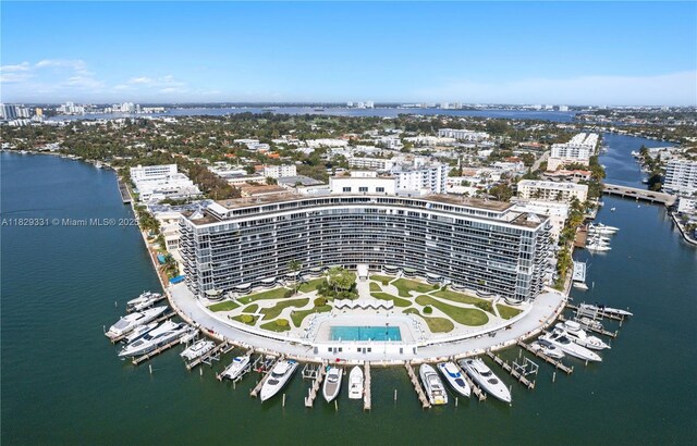 900 Bay Dr Unit 702/704, Miami Beach, FL 33141 - view of urban area featuring a nearby body of water and a marina
