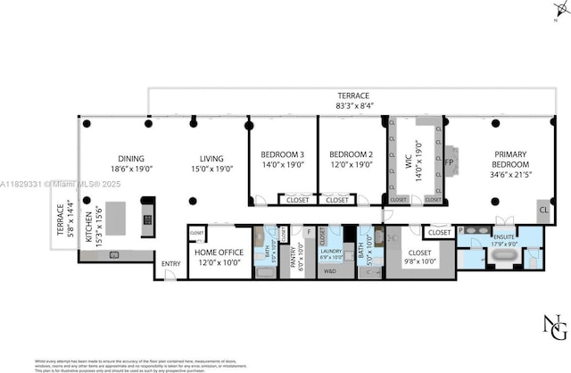 900 Bay Dr Unit 702/704, Miami Beach, FL 33141 - view of home floor plan