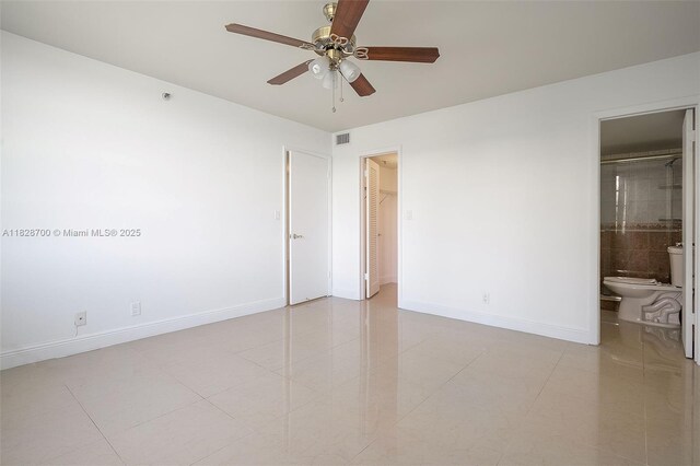 3150 W Rolling Hills Cir Unit 307, Davie, FL 33328 - bathroom featuring vanity, a stall shower, and tile patterned floors