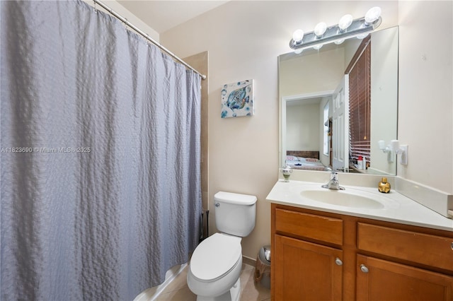 448 SE 32nd Ave, Homestead, FL 33033 - bathroom featuring vanity and a shower with curtain