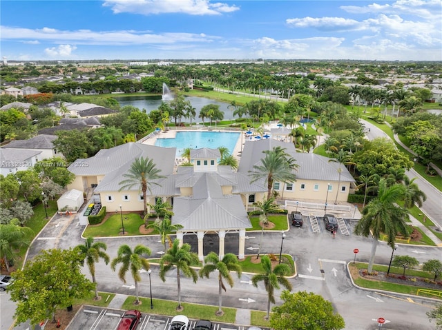 448 SE 32nd Ave, Homestead, FL 33033 - aerial view of a pool and a nearby body of water