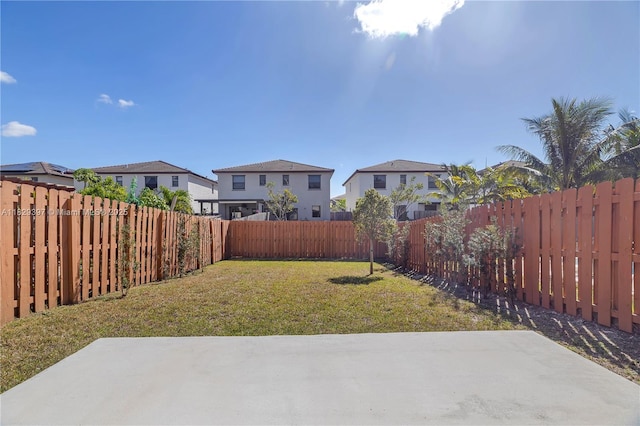 25483 SW 109th Ave, Homestead, FL 33032 - fenced backyard with a patio and a residential view