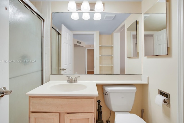 1280 S Alhambra Cir Unit 2206, Coral Gables, FL 33146 - full bathroom featuring vanity and a shower with door