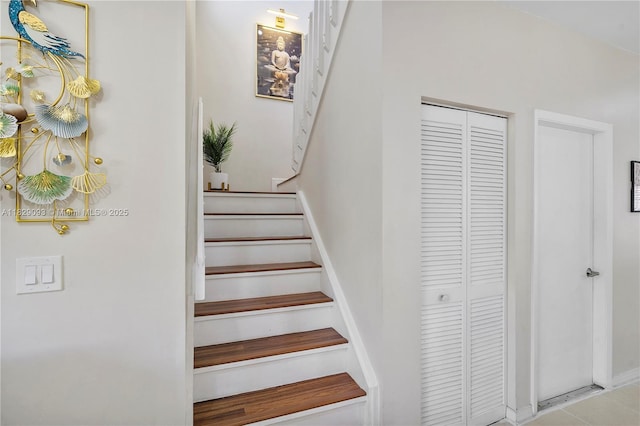 831 SW 178th Way, Pembroke Pines, FL 33029 - staircase featuring baseboards