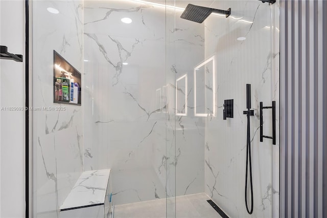 831 SW 178th Way, Pembroke Pines, FL 33029 - full bath with a marble finish shower