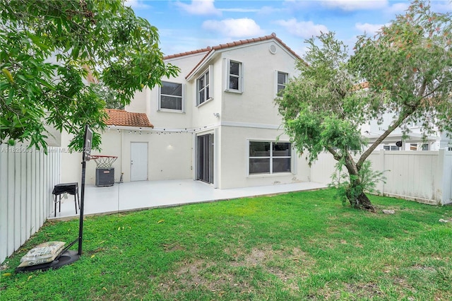831 SW 178th Way, Pembroke Pines, FL 33029 - rear view of property featuring a tiled roof, a patio, and stucco siding