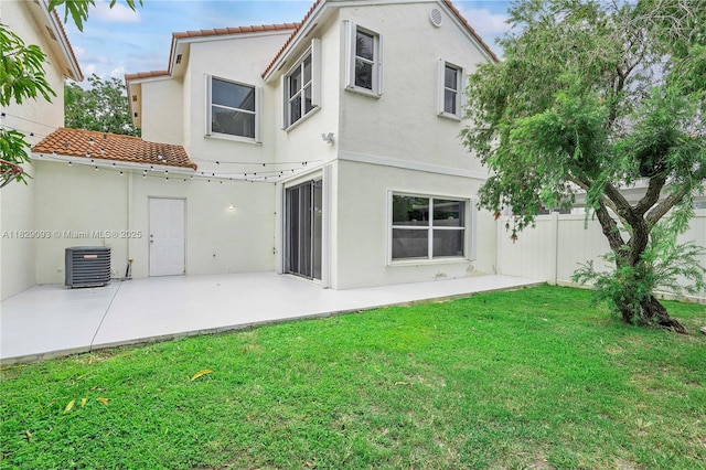 831 SW 178th Way, Pembroke Pines, FL 33029 - rear view of property with a tiled roof, stucco siding, and a patio area