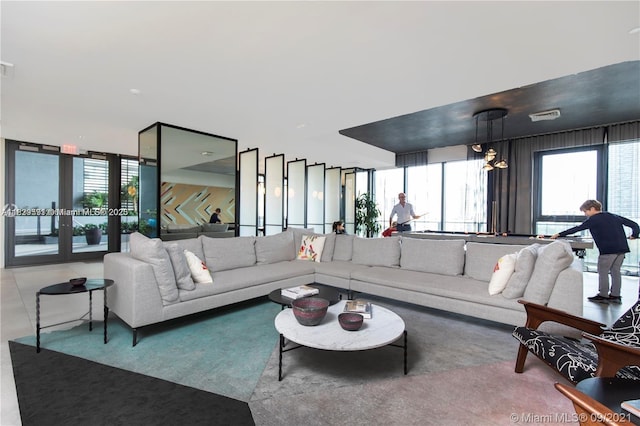 121 NE 34th St Unit 1009, Miami, FL 33137 - view of carpeted living room