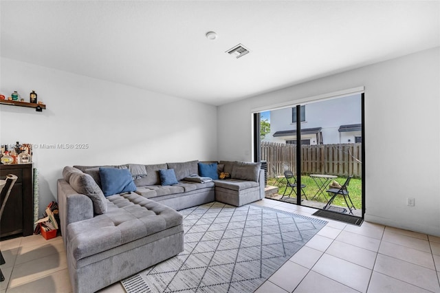 10962 SW 235, Homestead, FL 33032 - living room featuring tile patterned floors