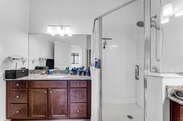 10962 SW 235, Homestead, FL 33032 - bathroom with vanity and a shower stall