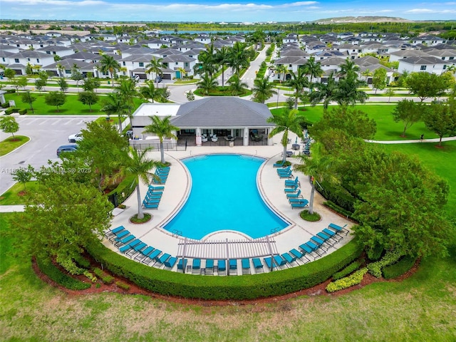 10962 SW 235, Homestead, FL 33032 - view of swimming pool featuring a residential view