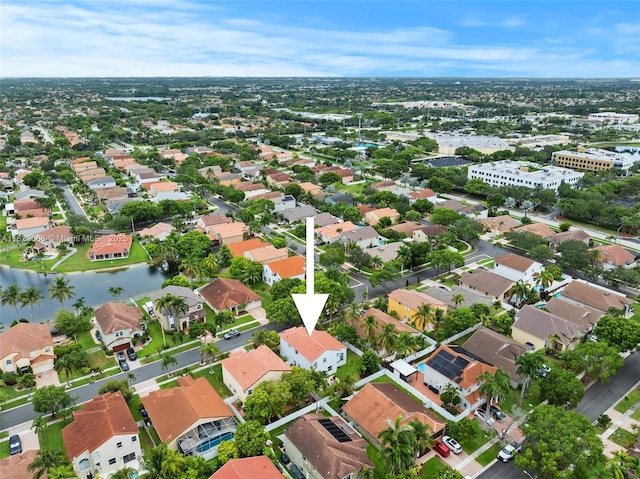 960 NW 185th Ave, Pembroke Pines, FL 33029 - aerial perspective of suburban area featuring a nearby body of water