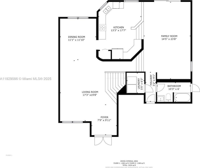 960 NW 185th Ave, Pembroke Pines, FL 33029 - view of floor plan / room layout