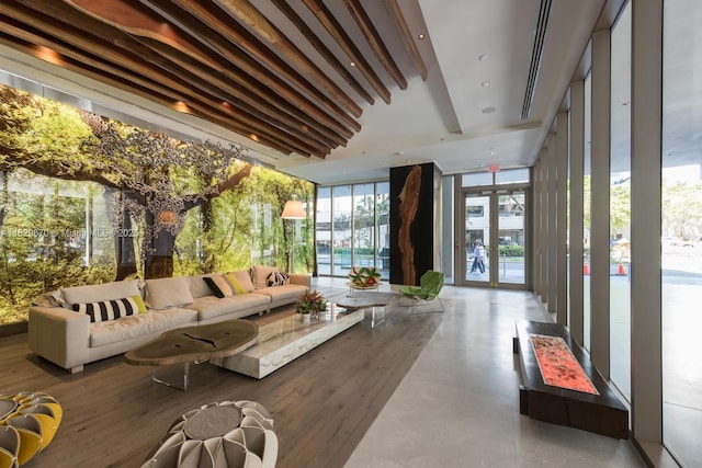 1010 Brickell Ave Unit 3403, Miami, FL 33131 - building lobby with expansive windows