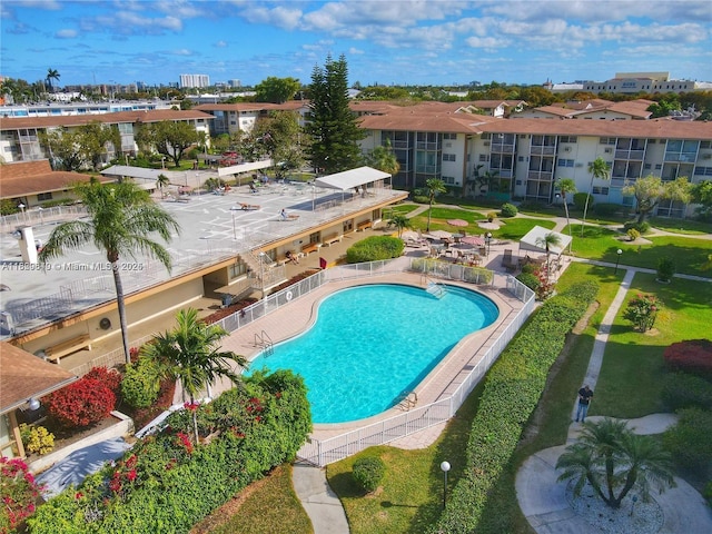 17001 NE 13th Ave Unit 202, Miami, FL 33162 - community pool with a patio area
