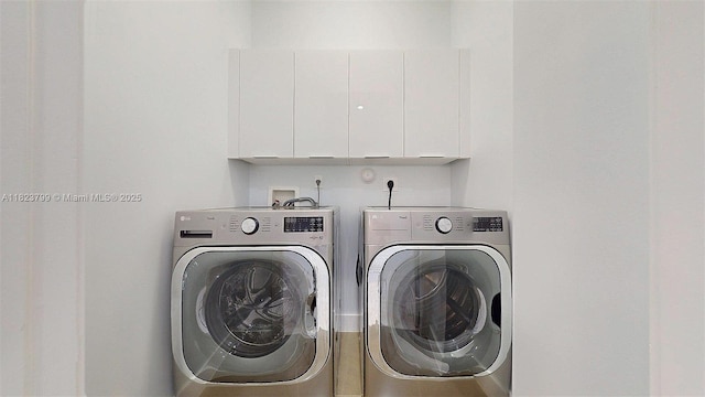 10255 NW 63rd Ter Unit 204, Doral, FL 33178 - laundry room with independent washer and dryer and cabinet space