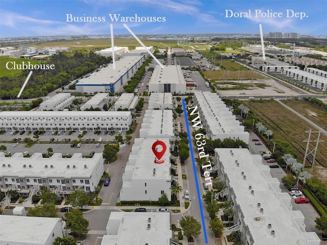 10255 NW 63rd Ter Unit 204, Doral, FL 33178 - drone / aerial view