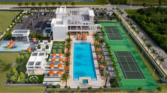 10255 NW 63rd Ter Unit 204, Doral, FL 33178 - bird's eye view of a pool