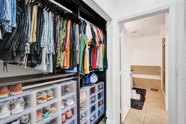11898 SW 25th Ct Unit 103, Miramar, FL 33025 - spacious closet with tile patterned floors