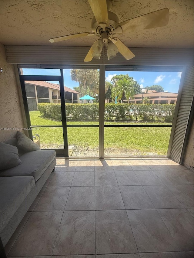 2371 SW 15th St Unit 101, Deerfield Beach, FL 33442 - sunroom / solarium with a ceiling fan