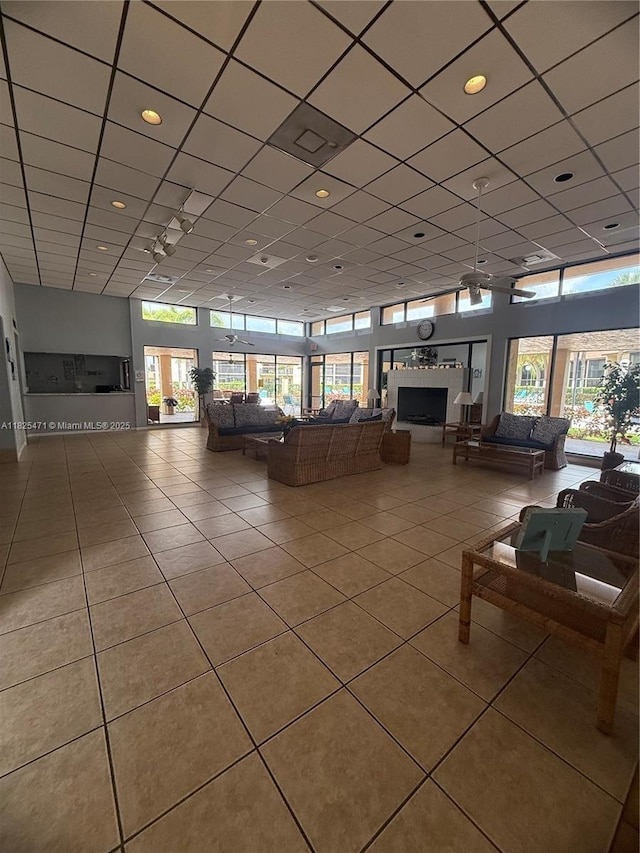 2371 SW 15th St Unit 101, Deerfield Beach, FL 33442 - lobby featuring a paneled ceiling and recessed lighting