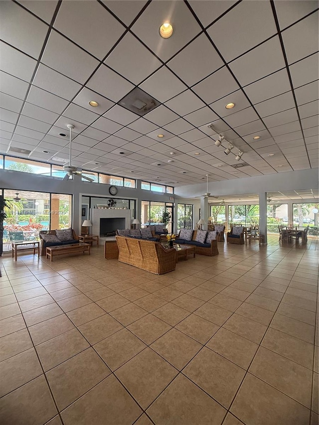 2371 SW 15th St Unit 101, Deerfield Beach, FL 33442 - common area featuring a drop ceiling