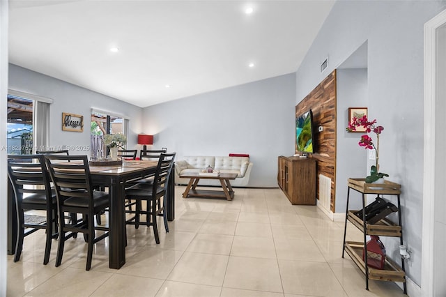 17625 NW 62nd Ct, Hialeah, FL 33015 - dining space featuring recessed lighting and light tile patterned floors