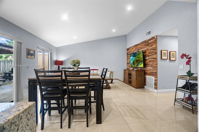 17625 NW 62nd Ct, Hialeah, FL 33015 - dining room featuring light tile patterned flooring and recessed lighting
