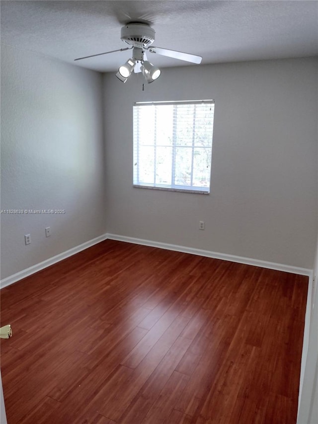 8380 SW 25th Ct Unit 104, Miramar, FL 33025 - unfurnished room with wood finished floors and a ceiling fan