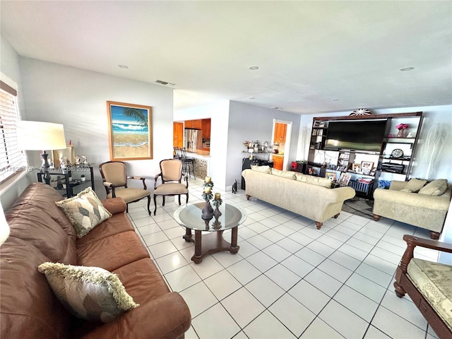 13261 SW 17th Ln, Miami, FL 33175 - living room featuring light tile patterned floors