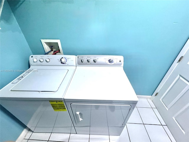 13261 SW 17th Ln, Miami, FL 33175 - washroom with tile patterned floors and independent washer and dryer