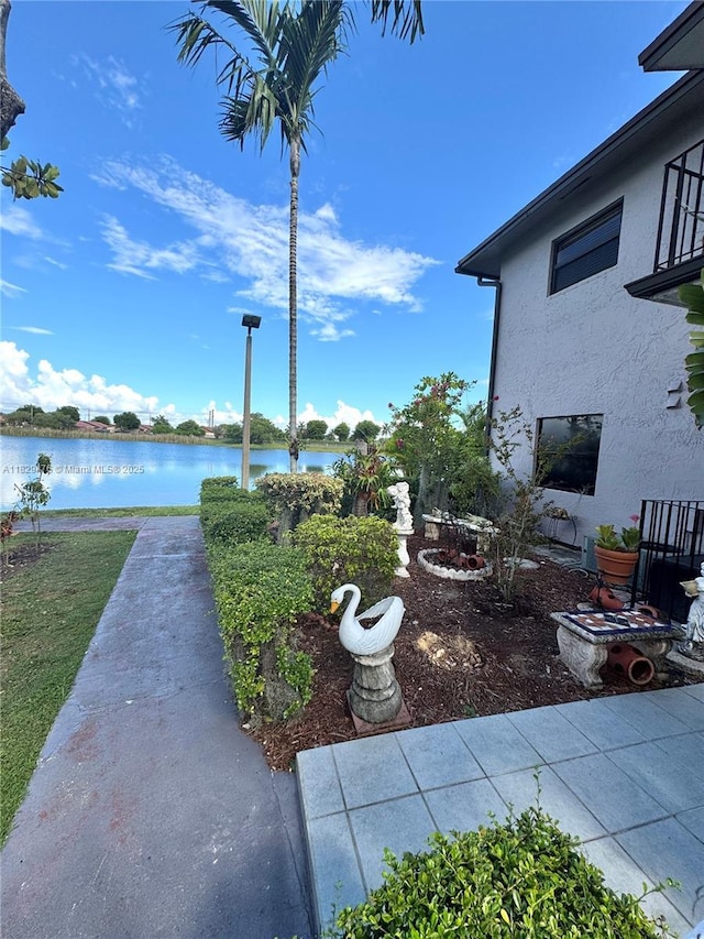 13261 SW 17th Ln, Miami, FL 33175 - view of yard with a water view