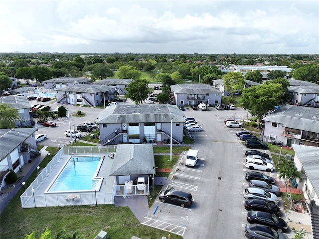 13261 SW 17th Ln, Miami, FL 33175 - aerial view of residential area featuring a pool area