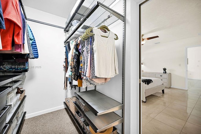 15730 SW 87th Ct, Palmetto Bay, FL 33157 - walk in closet with tile patterned flooring