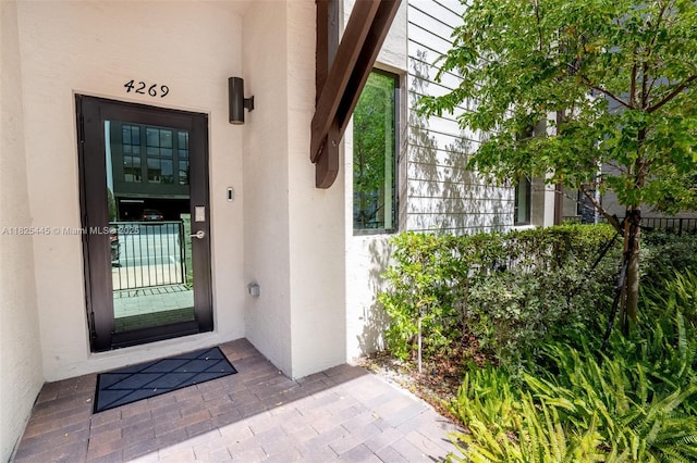 4269 NW 83rd Path, Doral, FL 33166 - property entrance featuring stucco siding