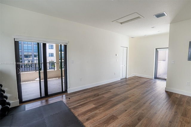 4269 NW 83rd Path, Doral, FL 33166 - empty room with dark wood-style floors and baseboards