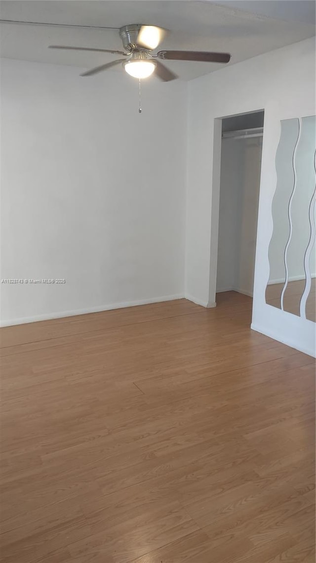 1780 NE 191st St Unit 704-2, Miami, FL 33179 - unfurnished room featuring a ceiling fan and light wood-type flooring