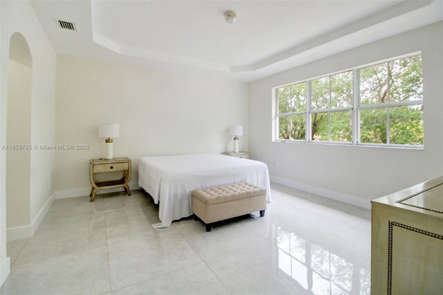 15445 SW 26th Ter, Miami, FL 33185 - bedroom featuring a tray ceiling