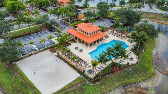 15445 SW 26th Ter, Miami, FL 33185 - drone / aerial view of a pool