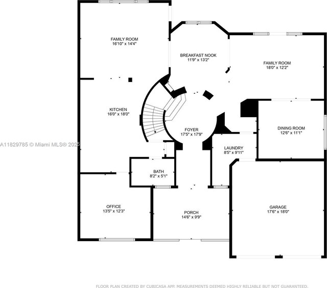 15445 SW 26th Ter, Miami, FL 33185 - view of floor plan / room layout