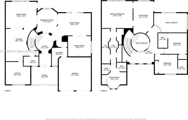 15445 SW 26th Ter, Miami, FL 33185 - view of floor plan / room layout