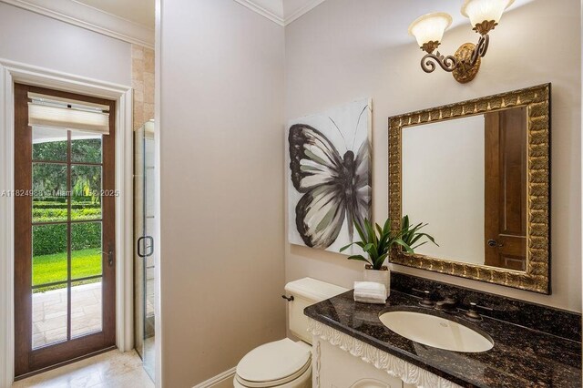 2211 Azalea Pl, Winter Park, FL 32789 - full bath with ornamental molding and vanity