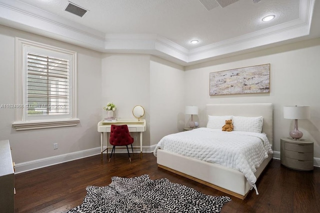 2211 Azalea Pl, Winter Park, FL 32789 - bedroom featuring ornamental molding, wood finished floors, and recessed lighting