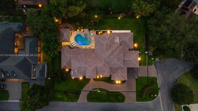 2211 Azalea Pl, Winter Park, FL 32789 - aerial view at night of view of pool area