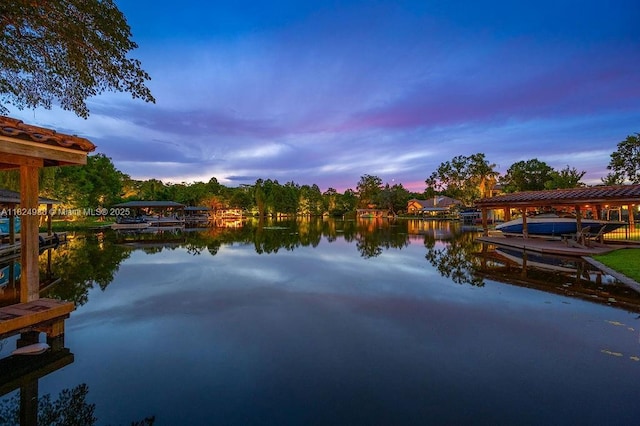 2211 Azalea Pl, Winter Park, FL 32789 - water view featuring a dock