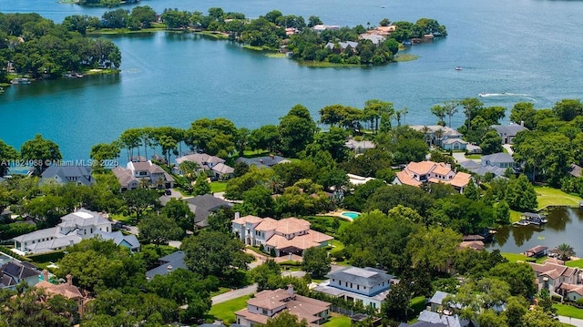 2211 Azalea Pl, Winter Park, FL 32789 - aerial perspective of suburban area featuring a nearby body of water