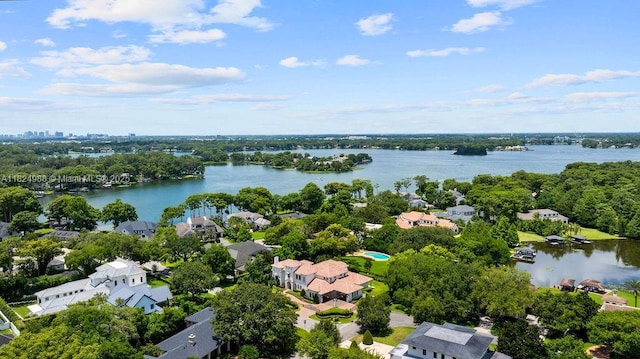 2211 Azalea Pl, Winter Park, FL 32789 - aerial view of residential area with a large body of water