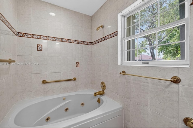 14861 SW 149th St, Miami, FL 33196 - full bath with a whirlpool tub and tile walls