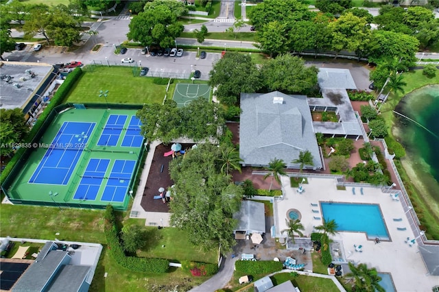 14861 SW 149th St, Miami, FL 33196 - aerial view of property and surrounding area with a pool