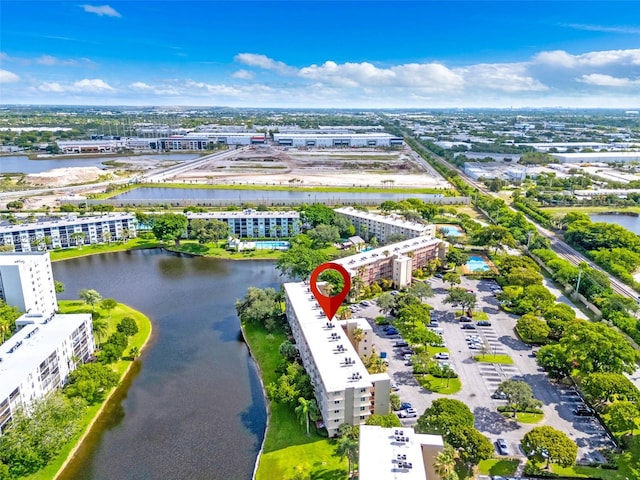 2106 S Cypress Bend Dr Unit 203, Pompano Beach, FL 33069 - bird's eye view of apartment complex / building and a large body of water